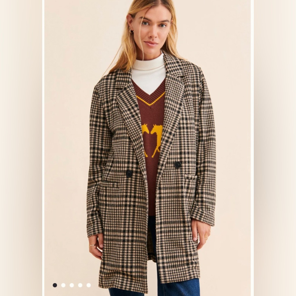Anthropologie Sanctuary Carleton Knit Blazer size XS but fits up to a Medium
